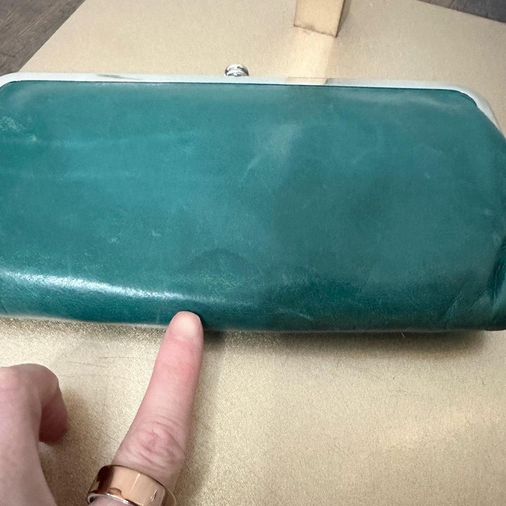 HOBO | Elegant Teal Clutch Wallet - Picture 8 of 8